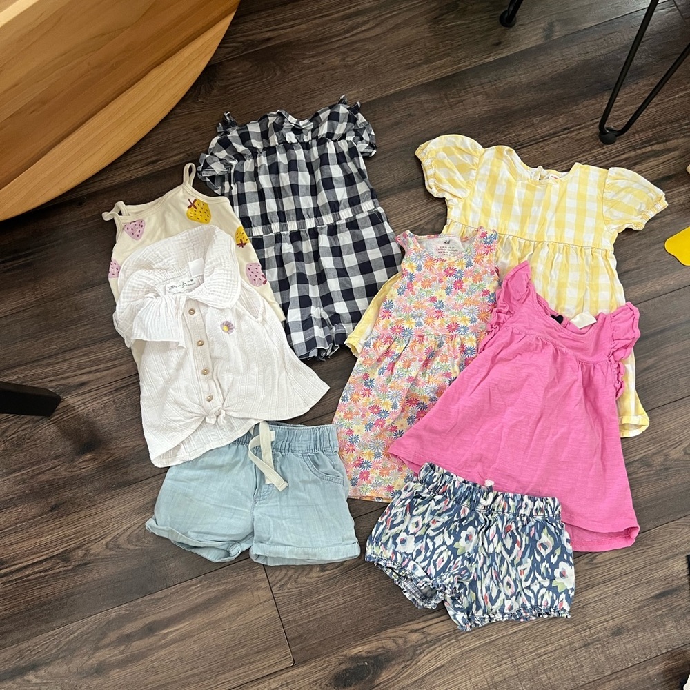 8 x 2T Toddler Girl Summer Bundle